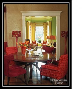 Red Dining Room