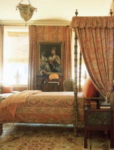 A much more muted color palette, including the rug.