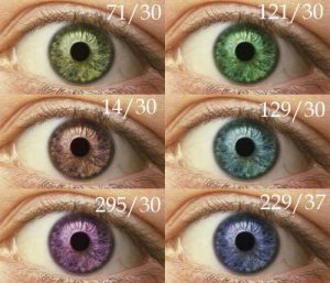 Eye colors