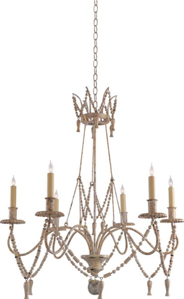 Visual Comfort - Chart House Bead and Tassel Chandelie by Visual Comfort