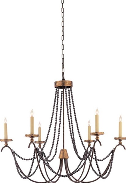 Visual Comfort - Chart House Marigot 6-Light Chandelier by Visual Comfort