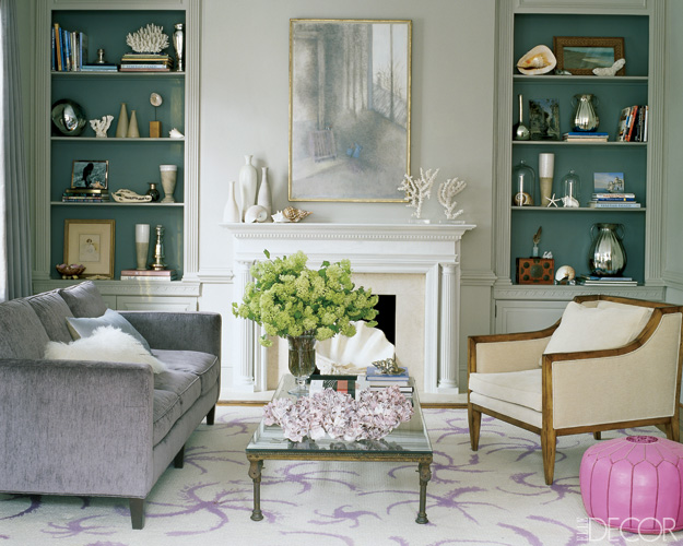 bookshelves - balance Ali Wentworth & George Stephanopoulos