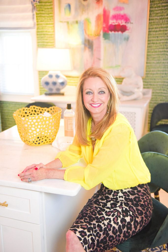 colorful laundry room